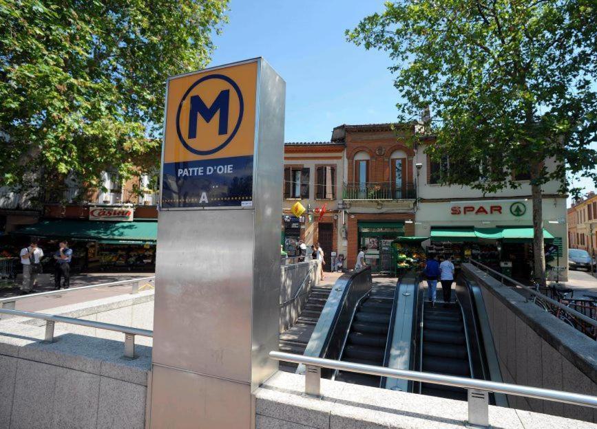 T3 Tout Confort Metro Patte D'Oie Toulouse Bagian luar foto